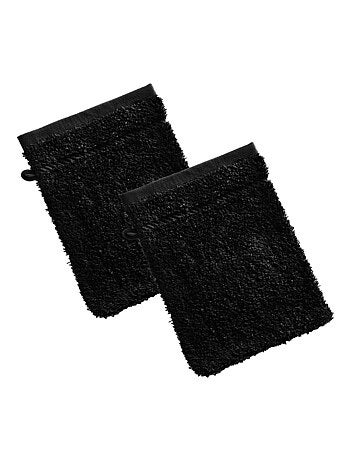 Becquet - Lot de 2 gant de toilette CLAIRE en coton