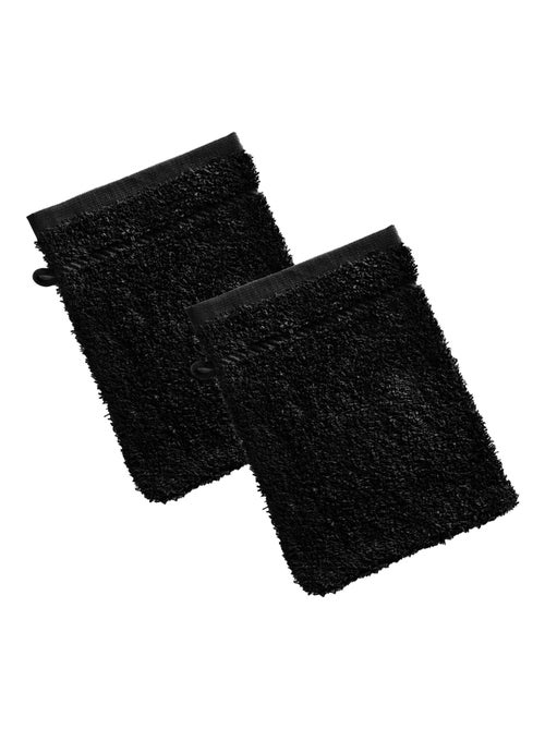 Becquet - Lot de 2 gant de toilette CLAIRE en coton - Kiabi