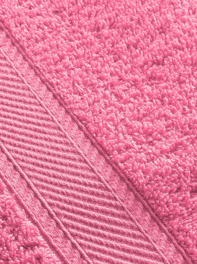 Becquet - Lot de 2 gant de toilette CLAIRE en coton Rose - Kiabi