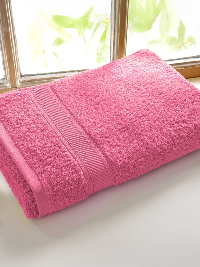 Becquet - Lot de 2 gant de toilette CLAIRE en coton Rose - Kiabi