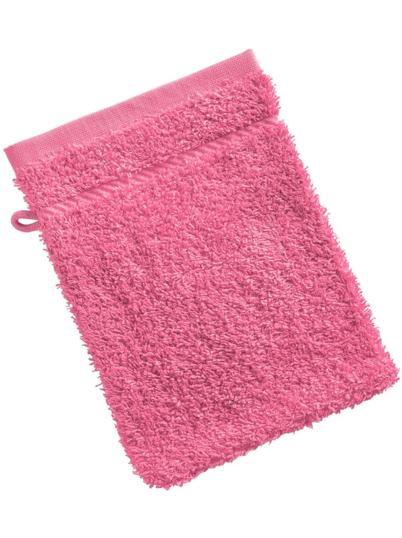 Becquet - Lot de 2 gant de toilette CLAIRE en coton Rose - Kiabi