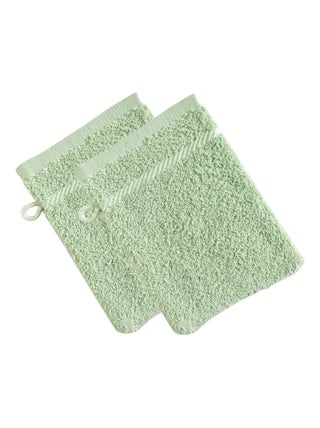 Becquet - Lot de 2 gant de toilette CLAIRE en coton