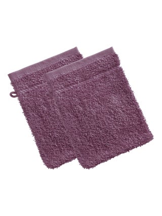 Becquet - Lot de 2 gant de toilette CLAIRE en coton