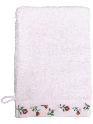 Becquet - Lot de 2 gant de toilette FLORA en coton