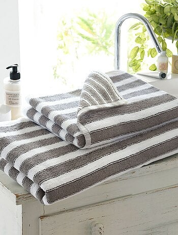 Becquet - Lot de 2 gant de toilette LAURA en coton