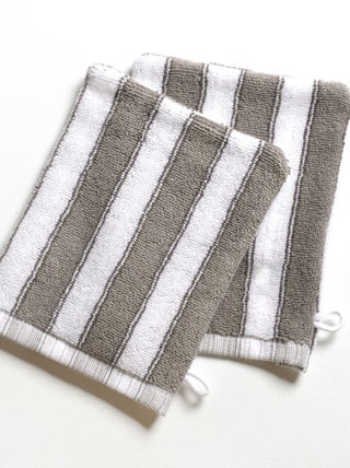 Becquet - Lot de 2 gant de toilette LAURA en coton