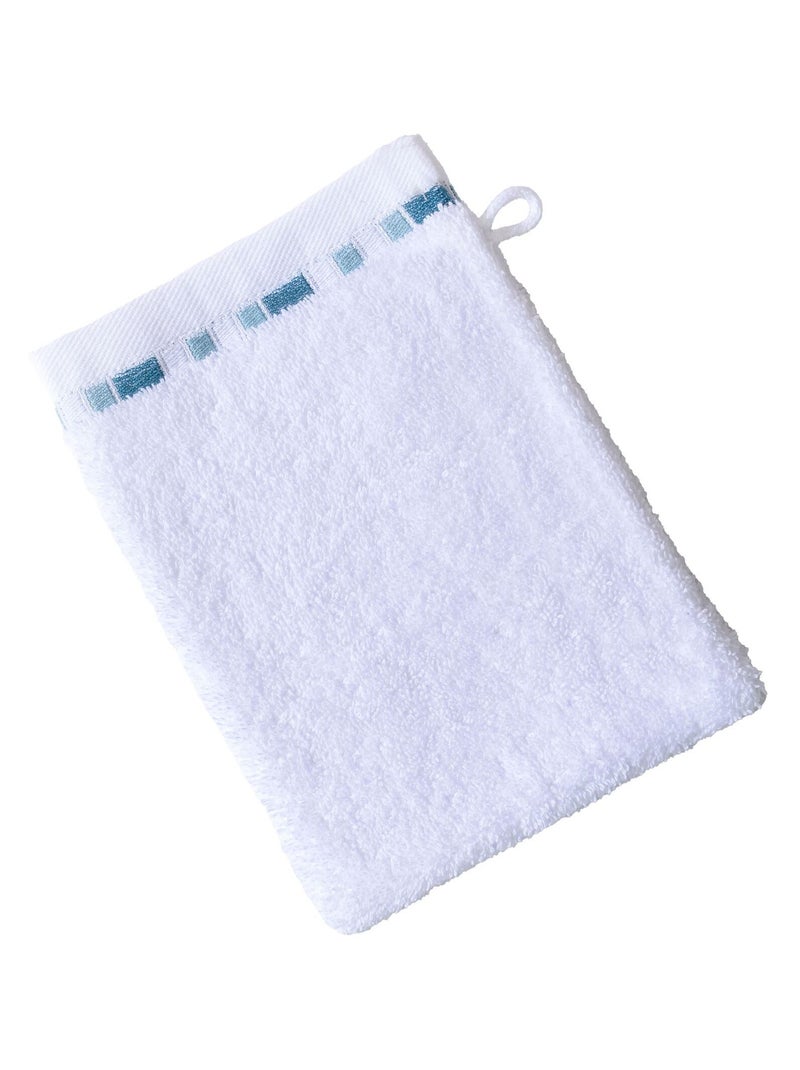 Becquet - Lot de 2 gant de toilette MOSAIQUA en coton Blanc - Kiabi