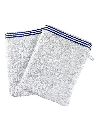 Becquet - Lot de 2 gant de toilette PHARE en coton