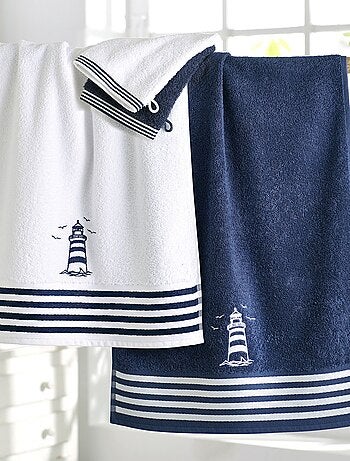 Becquet - Lot de 2 gant de toilette PHARE en coton