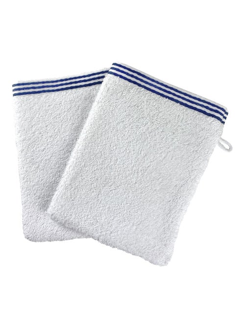 Becquet - Lot de 2 gant de toilette PHARE en coton - Kiabi