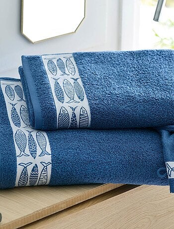 Becquet - Lot de 2 gant de toilette SARDINETTE en coton