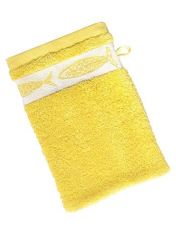 Becquet - Lot de 2 gant de toilette SARDINETTE en coton