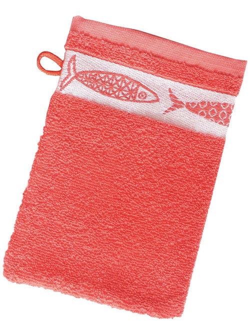 Becquet - Lot de 2 gant de toilette SARDINETTE en coton - Kiabi