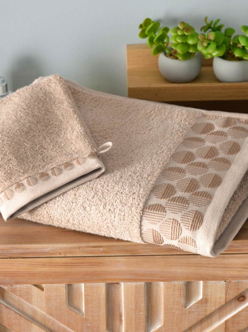 Becquet - Lot de 2 gant de toilette SERVOPTIQUE en coton - Kiabi