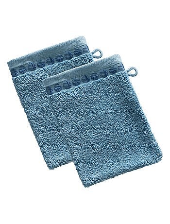 Becquet - Lot de 2 gant de toilette SERVOPTIQUE en coton