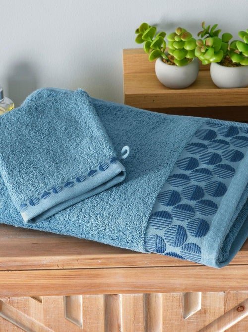 Becquet - Lot de 2 gant de toilette SERVOPTIQUE en coton - Kiabi