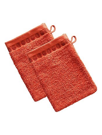 Becquet - Lot de 2 gant de toilette SERVOPTIQUE en coton