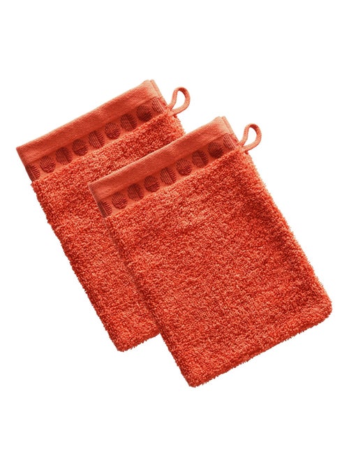 Becquet - Lot de 2 gant de toilette SERVOPTIQUE en coton - Kiabi