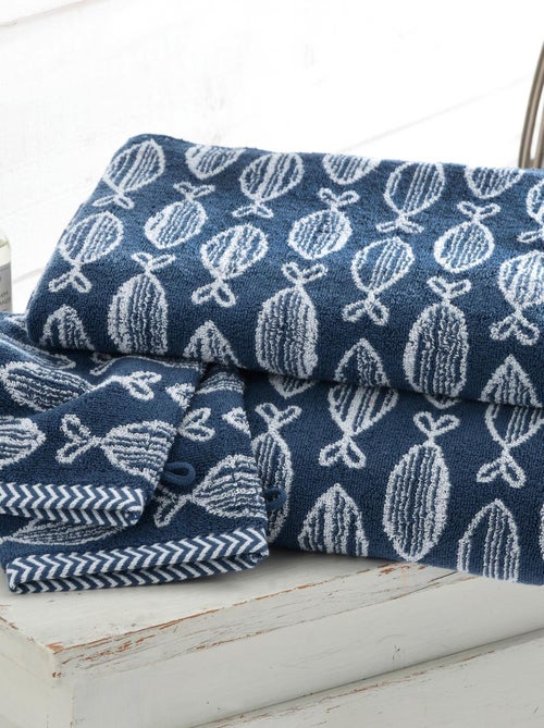 Becquet - Lot de 2 gant de toilette SOLINETTE en coton - Kiabi