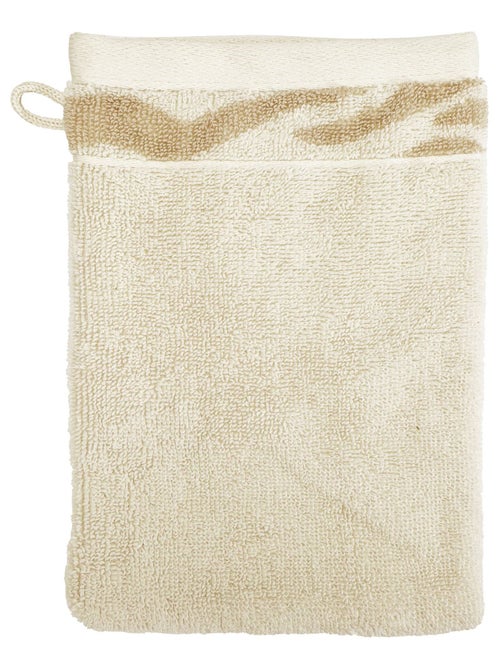 Becquet - Lot de 2 gant de toilette ZEBRA en coton - Kiabi