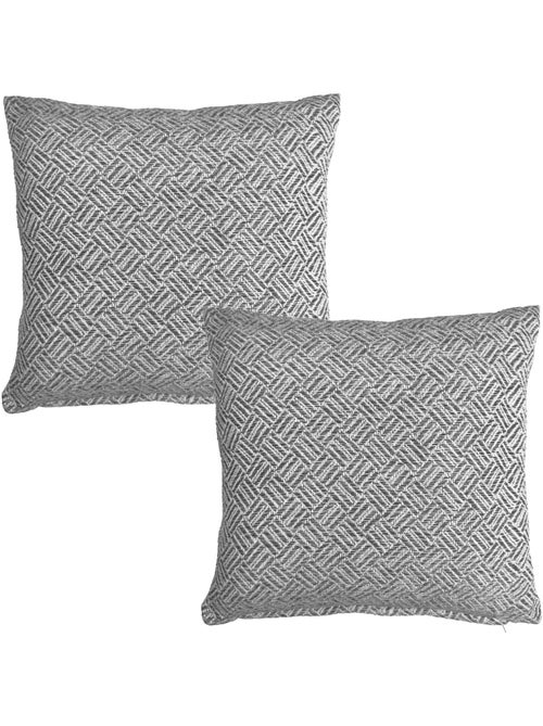 Becquet - Lot de 2 housse de coussin ERIS en coton - Kiabi