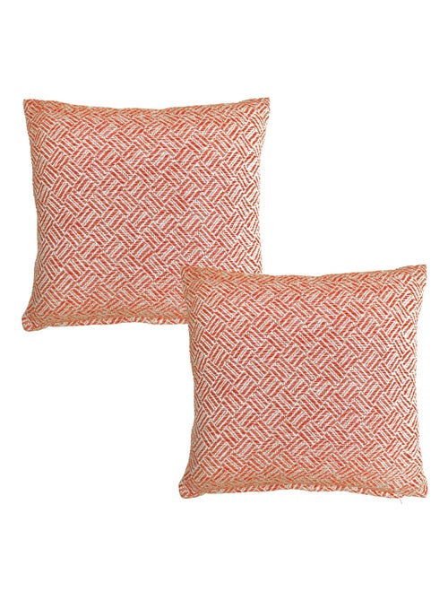 Becquet - Lot de 2 housse de coussin ERIS en coton - Kiabi Becquet - Lot de 2 housse de coussin ERIS en coton - Kiabi