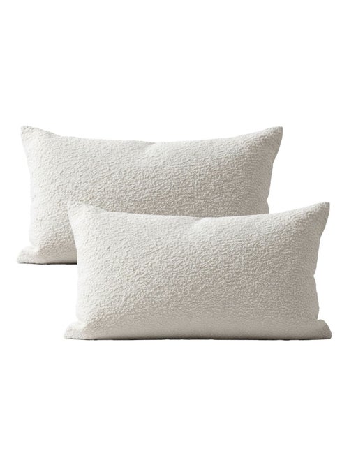 Becquet - Lot de 2 housse de coussin FAR BOUCLETTE en polyester - Kiabi