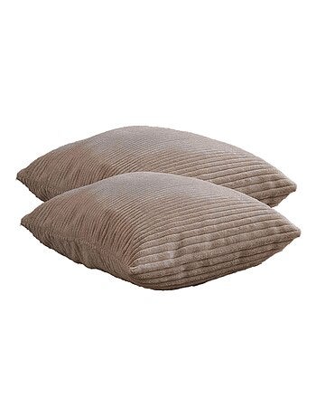 Becquet - Lot de 2 housse de coussin FAR CLIC CLAC en polyester
