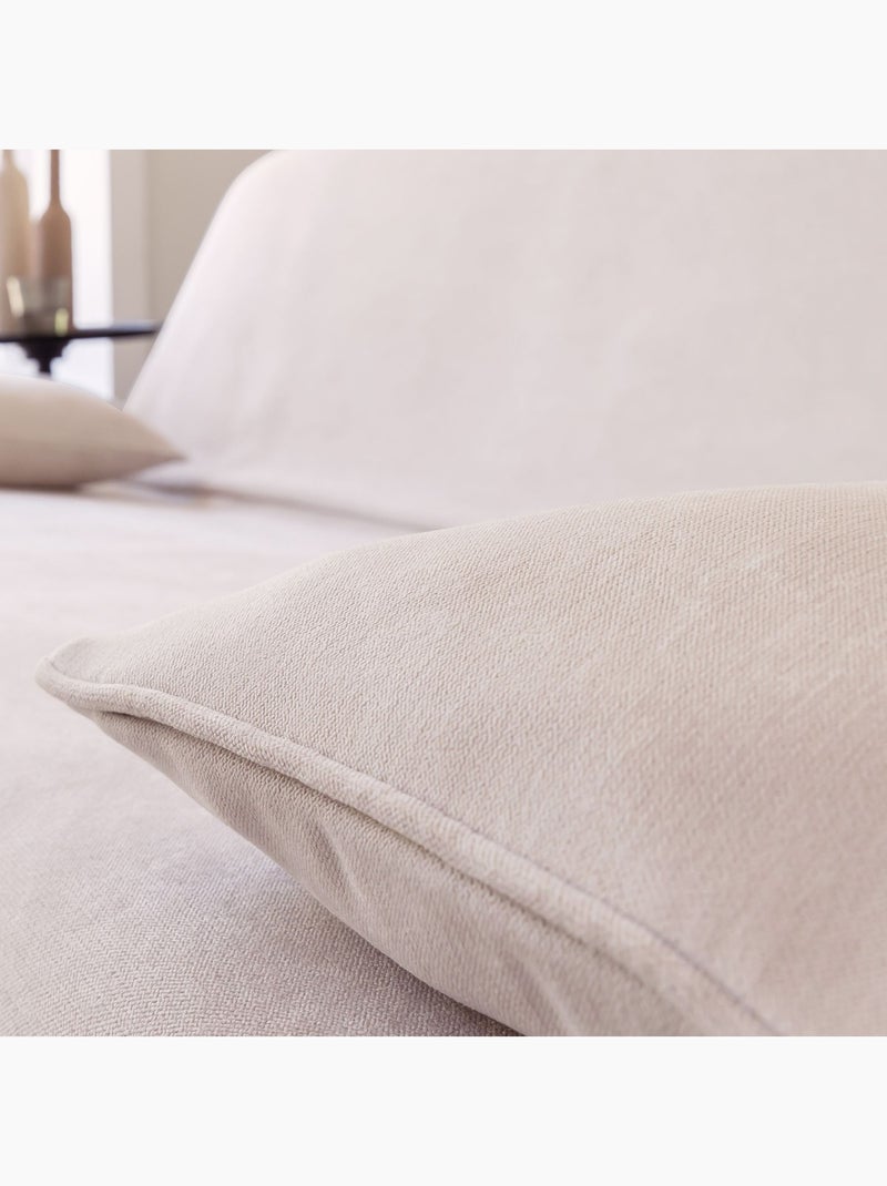 Becquet - Lot de 2 housse de coussin GALENA en polyester Grège - Kiabi