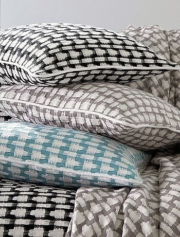 Becquet - Lot de 2 housse de coussin MORGANS en coton