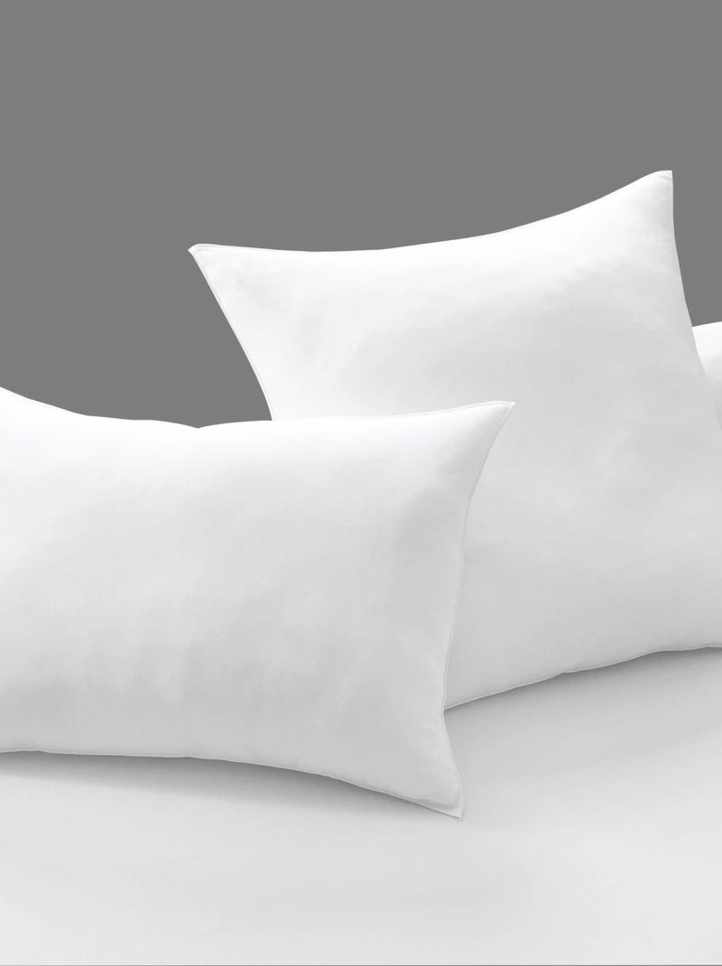 Becquet - Lot de 2 oreiller médium EOLE en coton Blanc - Kiabi