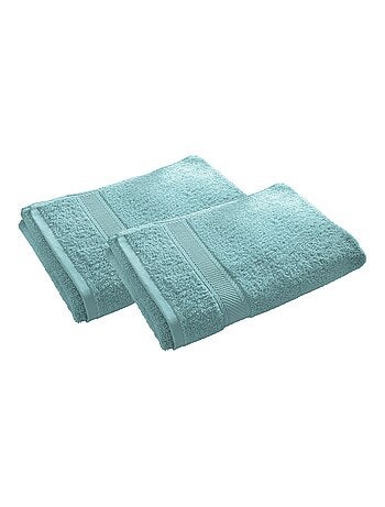 Becquet - Lot de 2 serviette de toilette CLAIRE en coton