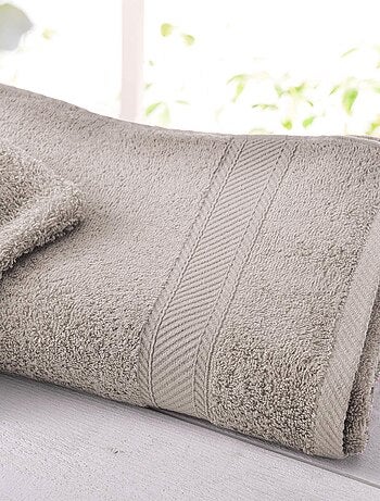 Becquet - Lot de 2 serviette de toilette CLAIRE en coton