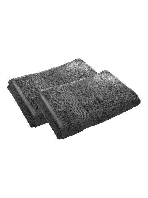 Becquet - Lot de 2 serviette de toilette CLAIRE en coton - Kiabi