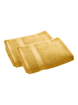 Becquet - Lot de 2 serviette de toilette CLAIRE en coton