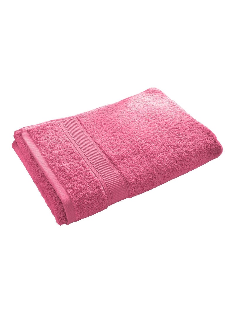Becquet - Lot de 2 serviette de toilette CLAIRE en coton Rose - Kiabi