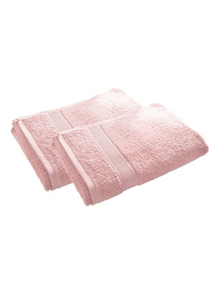 Becquet - Lot de 2 serviette de toilette CLAIRE en coton