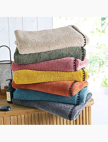 Becquet - Lot de 2 serviette invité JAZZY en coton