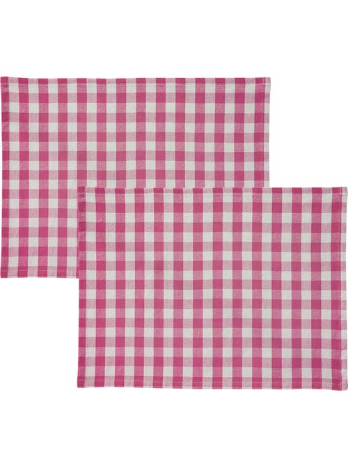 Becquet - Lot de 2 sets de table DOULIASET en coton - Kiabi Becquet - Lot de 2 sets de table DOULIASET en coton - Kiabi