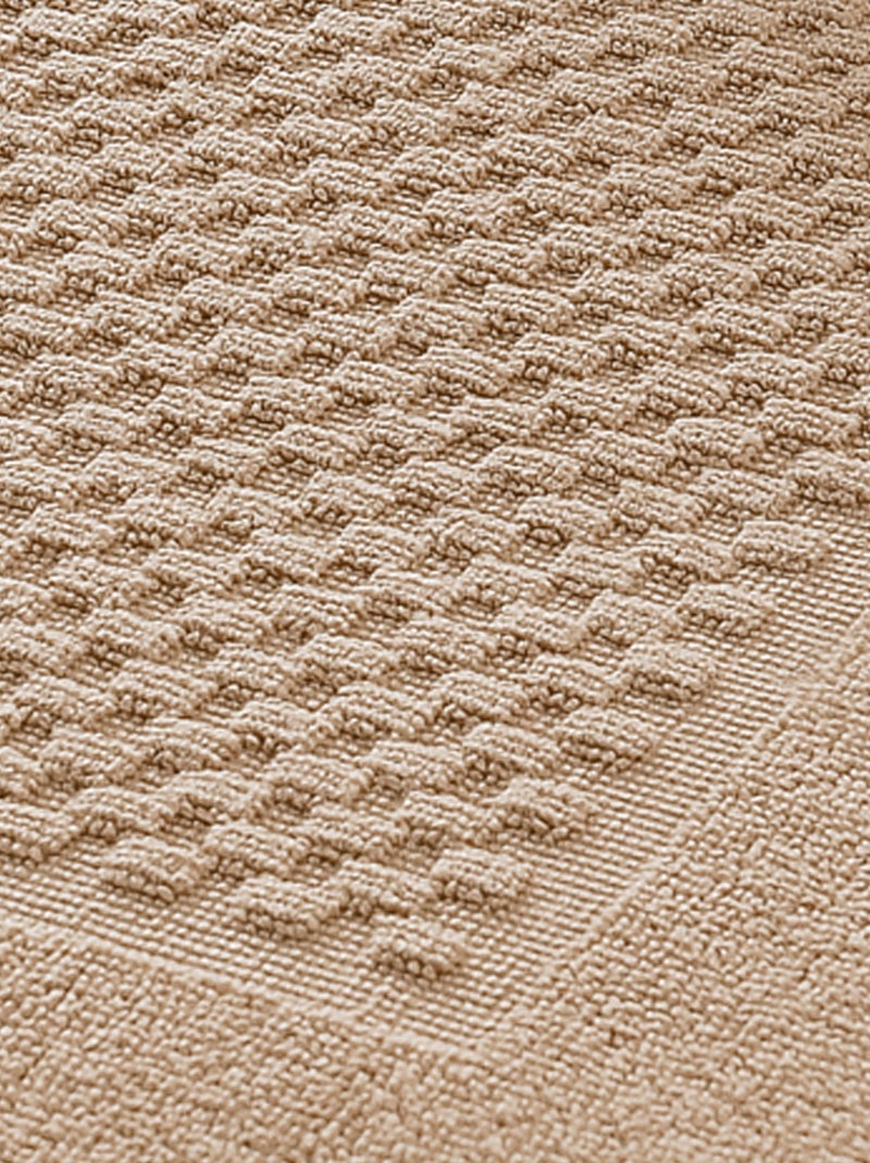 Becquet - Lot de 2 tapis de bain GALAXI en coton Beige - Kiabi
