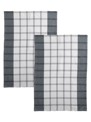 Becquet - Lot de 2 torchons VIVIANE en coton