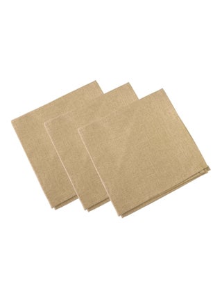 Becquet - Lot de 3 serviette de table BROMENAP en polyester