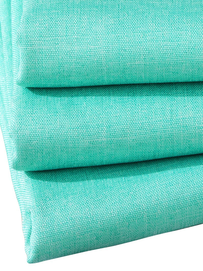 Becquet - Lot de 3 serviette de table BROMENAP en polyester Bleu turquoise - Kiabi