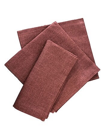 Becquet - Lot de 3 serviette de table BROMENAP en polyester