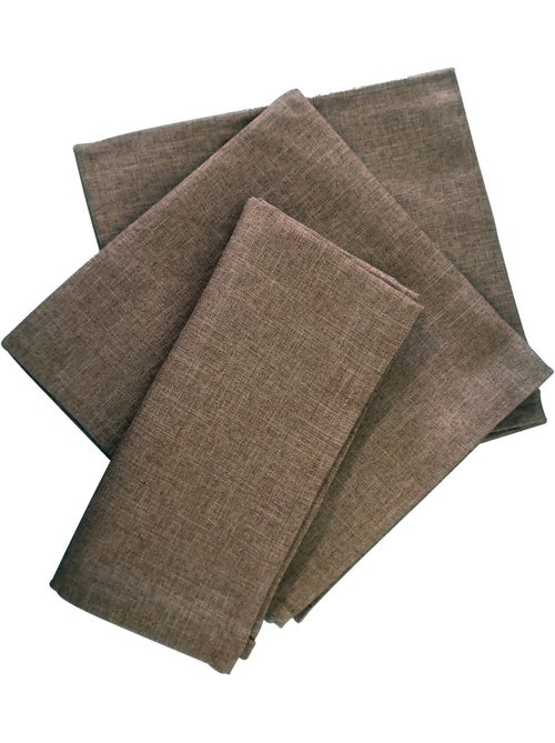 Becquet - Lot de 3 serviette de table BROMENAP en polyester - Kiabi