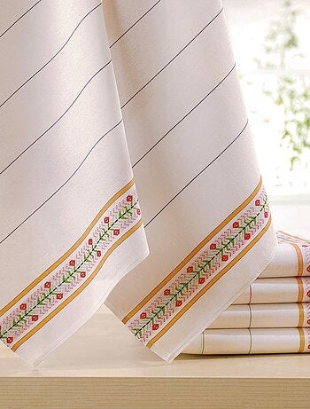 Becquet - Lot de 3 torchons DAX en coton