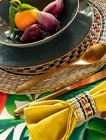 Becquet - Lot de 4 décoration de table BAO en végétale