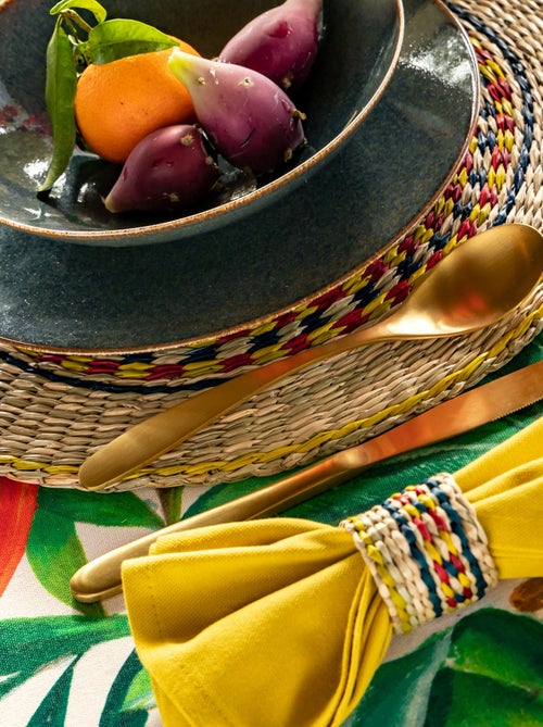 Becquet - Lot de 4 décoration de table BAO en végétale - Kiabi