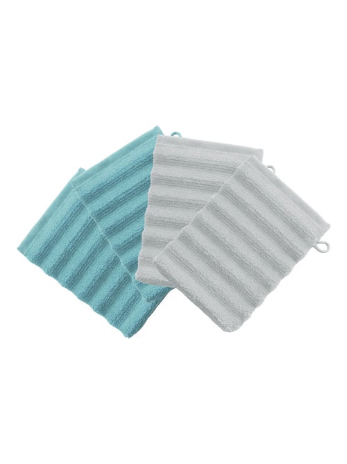 Becquet - Lot de 4 gant de toilette DREAM en coton - Kiabi
