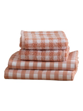 Becquet - Lot de 4 lot torchons + essuie-mains PURESQUARES en coton